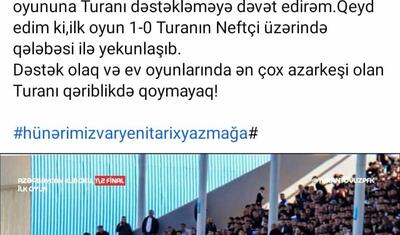 Azərbaycanda kluba pul xərcləyən şəxsdən MARAQLI PAYLAŞIM -