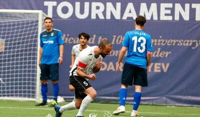 Gürcülər İtaliyaya qalib gəldi - “Heydər Əliyev-100” Beynəlxalq Minifutbol Turnirindən