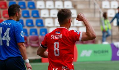 Serblər italyanlara 9 qol vurdu - “Heydər Əliyev-100” Beynəlxalq Minifutbol Turnirindən