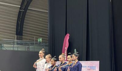 Azərbaycanın bədii gimnastları Portuqaliyada bürünc medal qazandı -