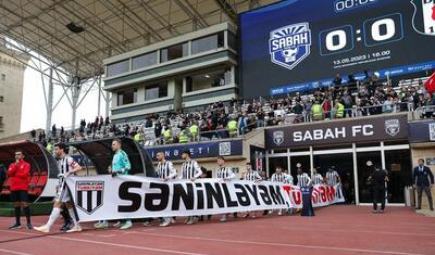 "Sabah" vs "Beşiktaş": İki qardaşın qovuşması anı -