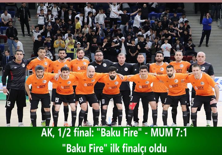“Baku Fire” MUM-u “mum“ etdi, adını Azərbaycan kubokunun finalına yazdırdı