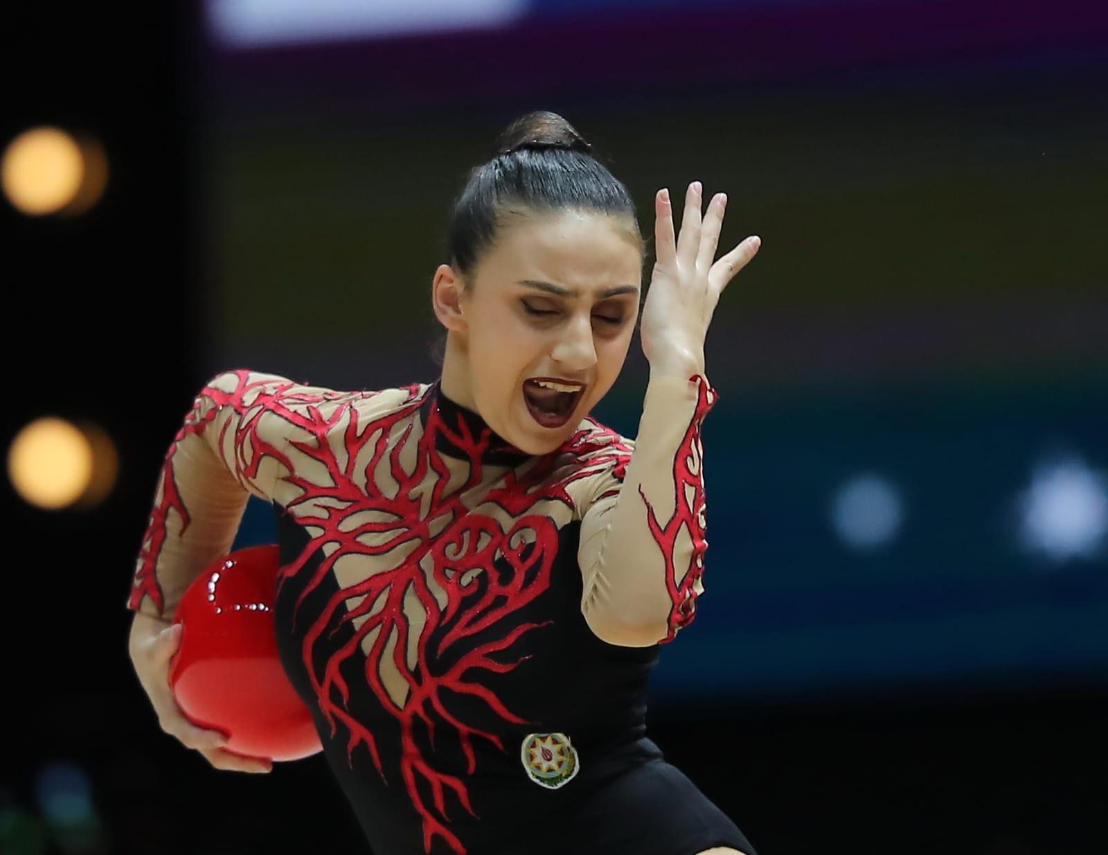 Azərbaycan gimnastı Avropa çempionatında üçüncü yeri tutdu - FOTOLAR