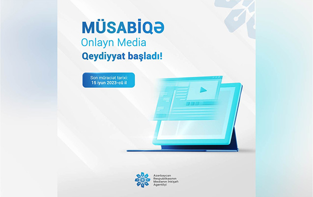 MEDİA çap və onlayn media subyektlərinə dəstək layihəsi elan etdi