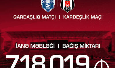 FOTO: "Sabah", görün, nə boyda pul topladı - "Beşiktaş"la oyundan!