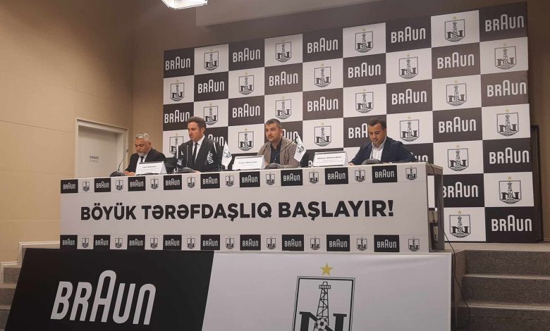 “Neftçi”nin futbolçuları “Braun” brendinin siması olacaq"