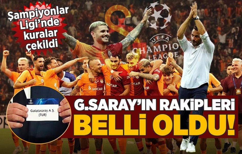 “Qalatasaray” kimlərlə düşdü? – ÇL-də qrup mərhələsinin püşkü