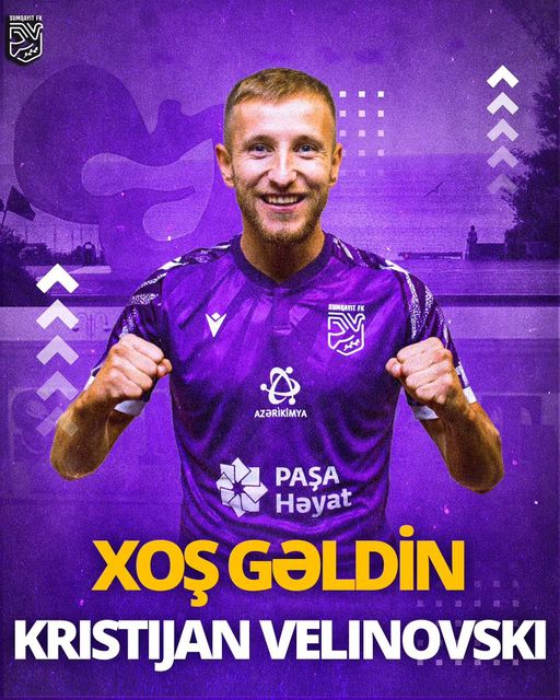 "Sumqayıt" Şimali Makedoniya yığmasının oyunçusunu transfer etdi