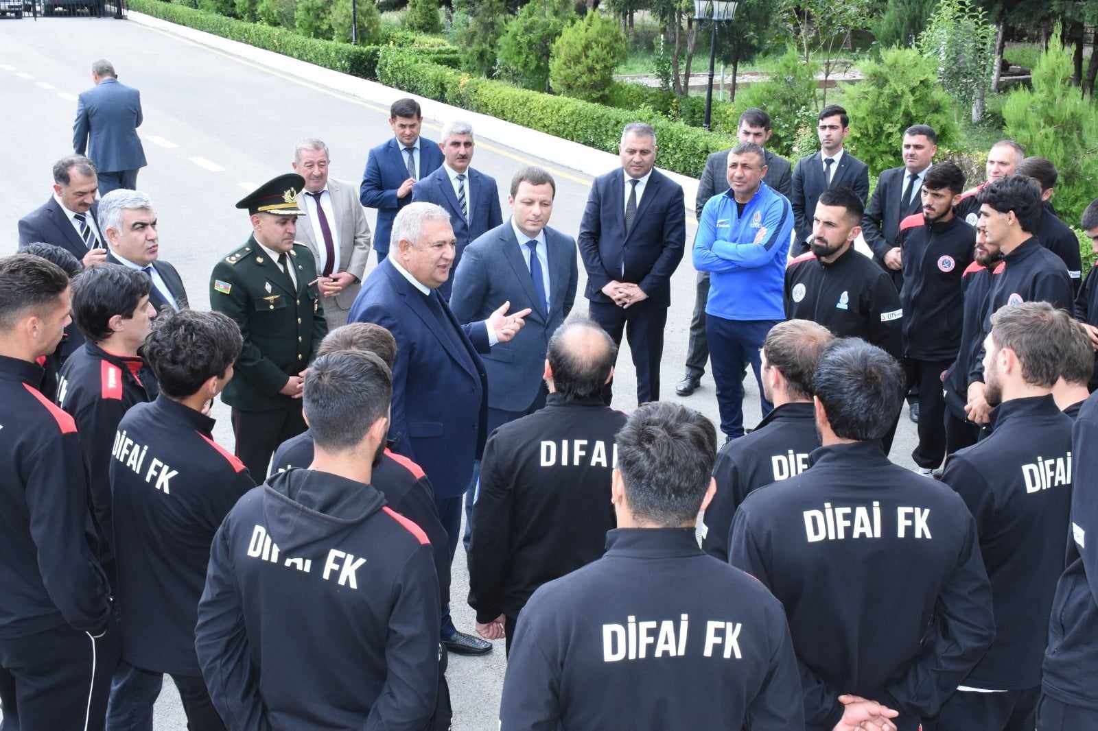 İcra başçısı ilə görüşdülər, Şəhidlər Xiyabanını ziyarət etdilər - FOTOLAR