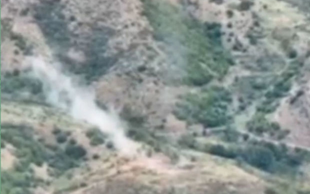 Ordumuz Kərkicahan-Xəlfəli yolunda separatçıların postlarını dağıtdı - VİDEO