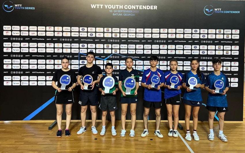 "WTT Youth Contender”də daha 4 medal qazandı - Azərbaycan stolüstü tennisçiləri 