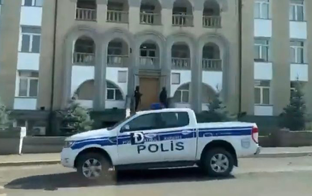 Xankəndidə həmin binada indi Azərbaycan polisi xidmət aparır - VİDEO