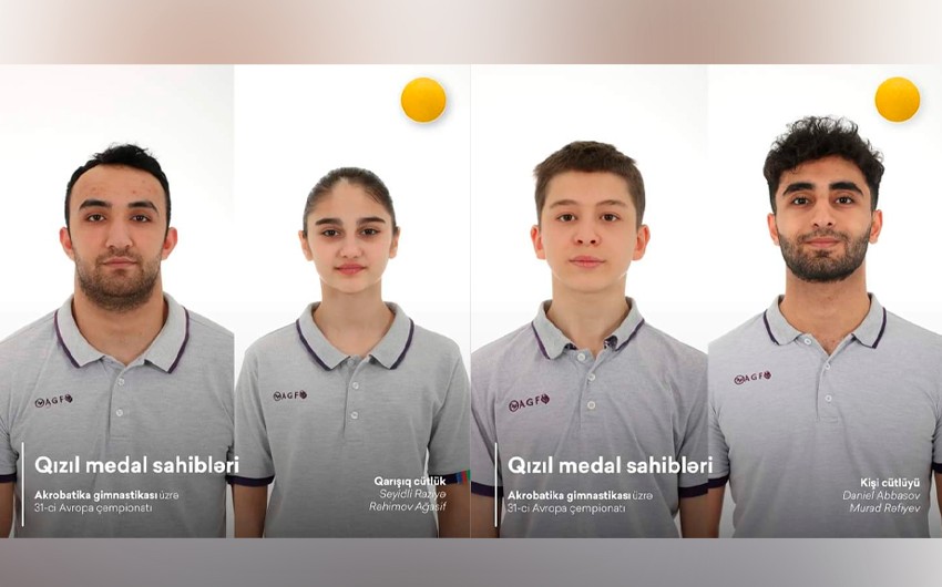 Azərbaycan gimnastları qızıl medallar qazandı - Avropa çempionatında