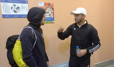 Dəhlizdə "Qarabağ"ın futbolçusunu gördü, qucaqladı və...