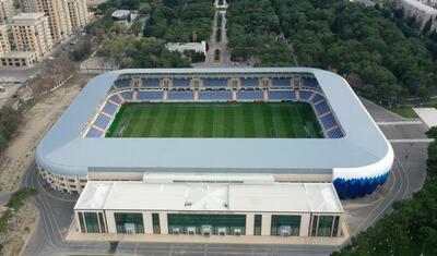İlham Əliyev Sumqayıt şəhər stadionunda -
