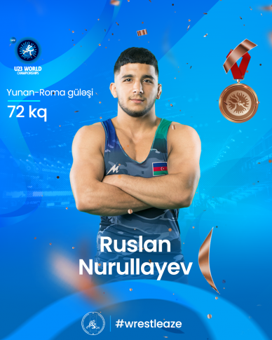 Ruslan dünya çempionatında bürünc medal qazandı