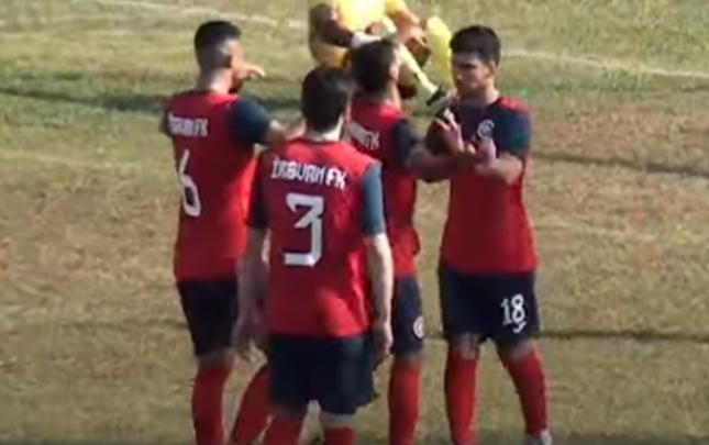 Azərbaycan çempionatında ciddi şübhələrə yol açan oyundan VİDEO