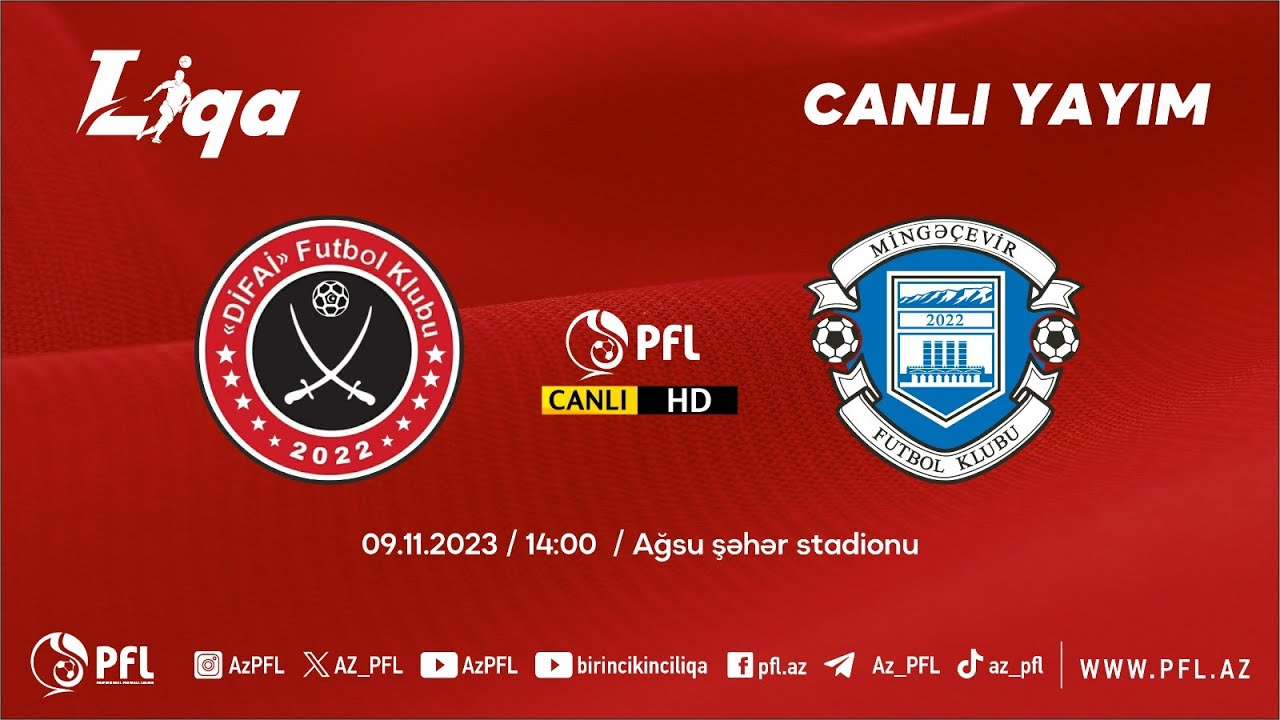 "Difai" ilk qələbə arzusunda - Ağsudan CANLI YAYIM