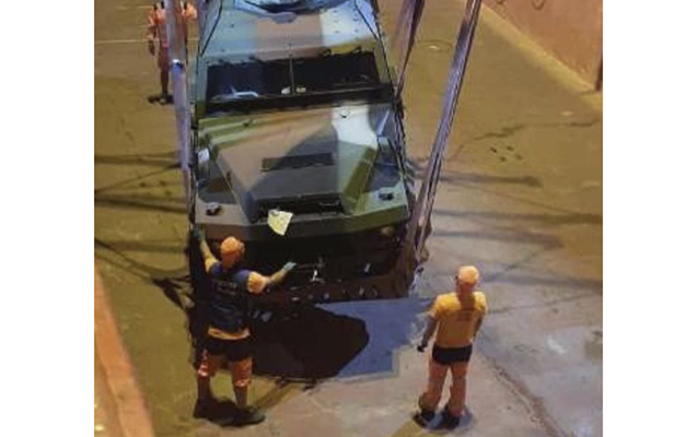 Fransa Gürcüstan üzərindən Ermənistana hərbi texnika göndərir - VİDEO+FOTOLAR