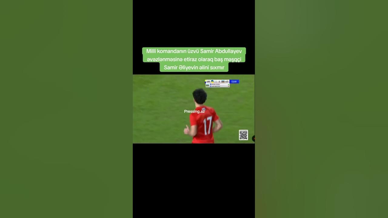 Millimizin futbolçusundan baş məşqçiyə hörmətsizlik - VİDEO