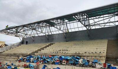 12 il əvvəl bu rayonda tikilmiş stadionu indi necə sökürlər? -