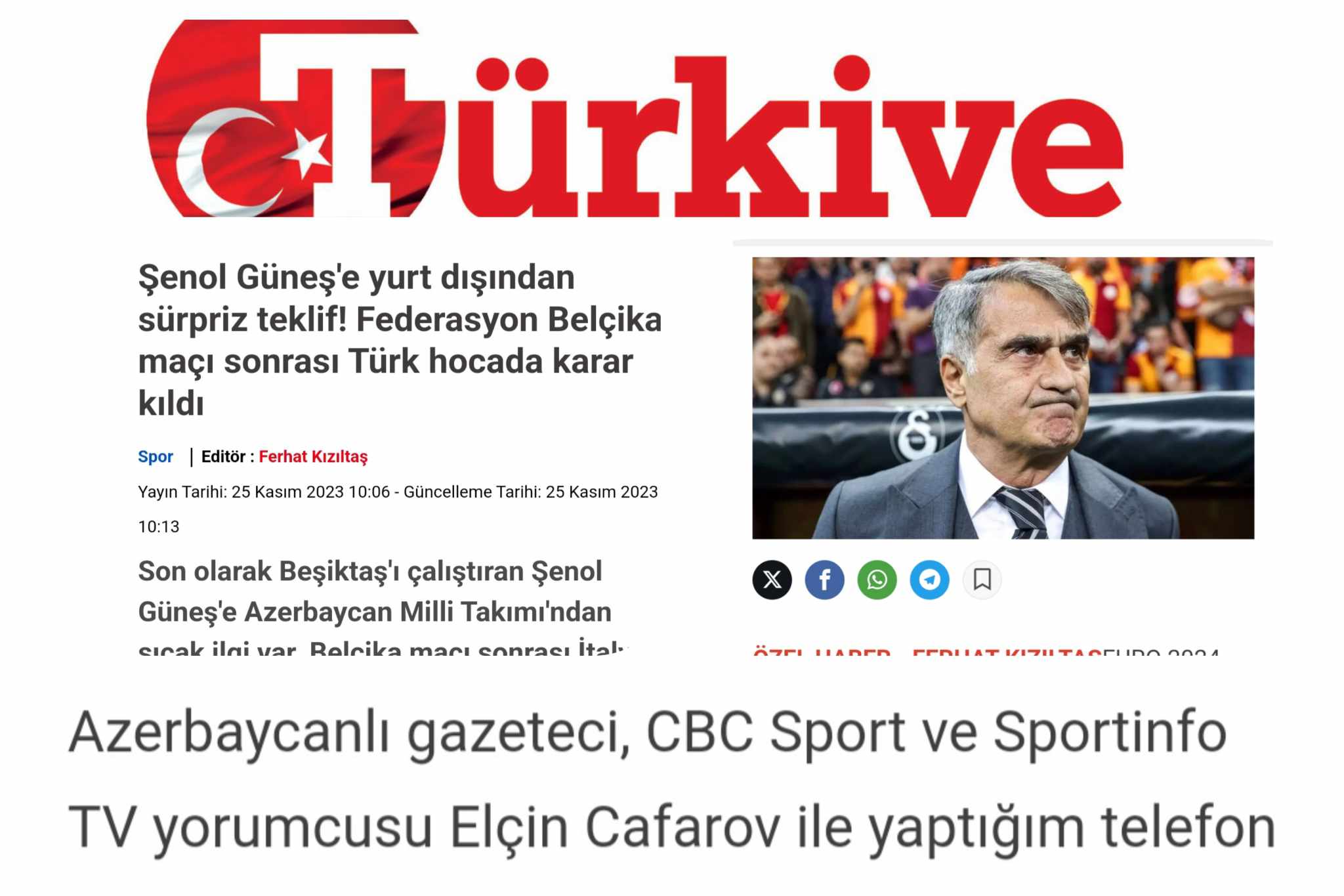 Millinin başı üzərində GÜNƏŞ doğacaq? - "Sporrtinfo TV"nin tanınan siması danışdı
