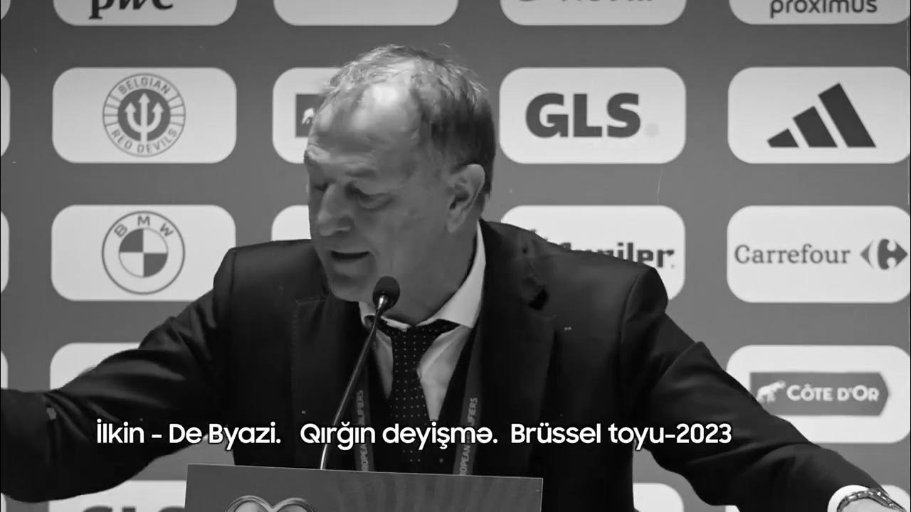 İlkin Fikrətoğlu De Byazini bu cür yola saldı: Brüssel "toy"u, "qırğın deyişmə" - VİDEO