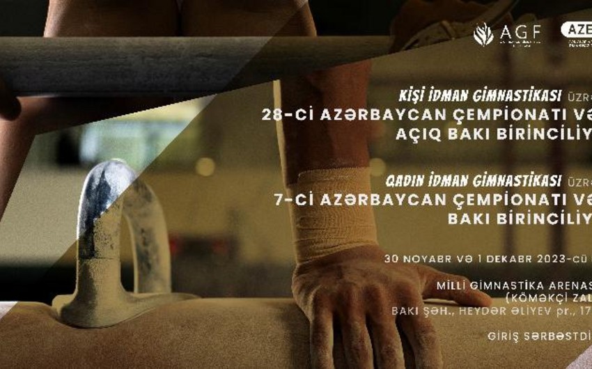 Azərbaycan çempionatları keçiriləcək - Kişi və qadın idman gimnastikası üzrə