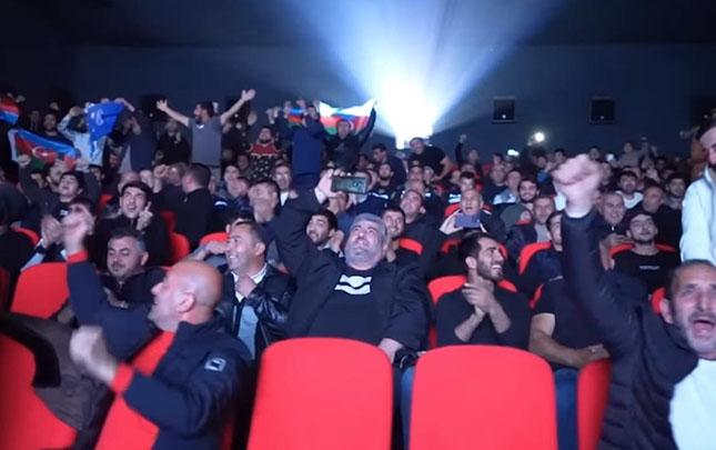 İşğaldan azad edilmiş şəhərdə “Qarabağ”ı izləmək üçün... MÖHTƏŞƏM ANLARIN VİDEO