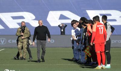 Prezident Xankəndidə: Futbola verdiyi böyük dəyər, mühüm mesajlar -