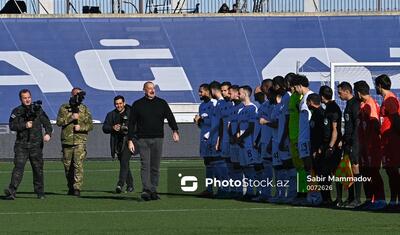 Prezident Xankəndidə: Futbola verdiyi böyük dəyər, mühüm mesajlar -