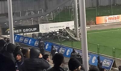 Tovuzda projektor aşdı, oyun dayandırıldı, əmr verildi -