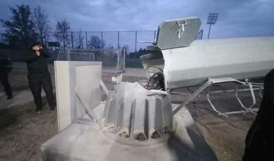 Tovuzda projektor aşdı, oyun dayandırıldı, əmr verildi -