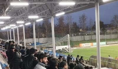 Tovuzda projektor aşdı, oyun dayandırıldı, əmr verildi -