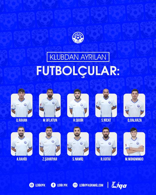 Azərbaycanda komanda 10 futbolçunu bir gündə yola saldı