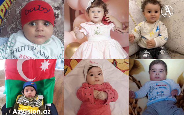 İşğaldan azad edilən Ağalının ilk körpə sakinlərinin FOTOLARı