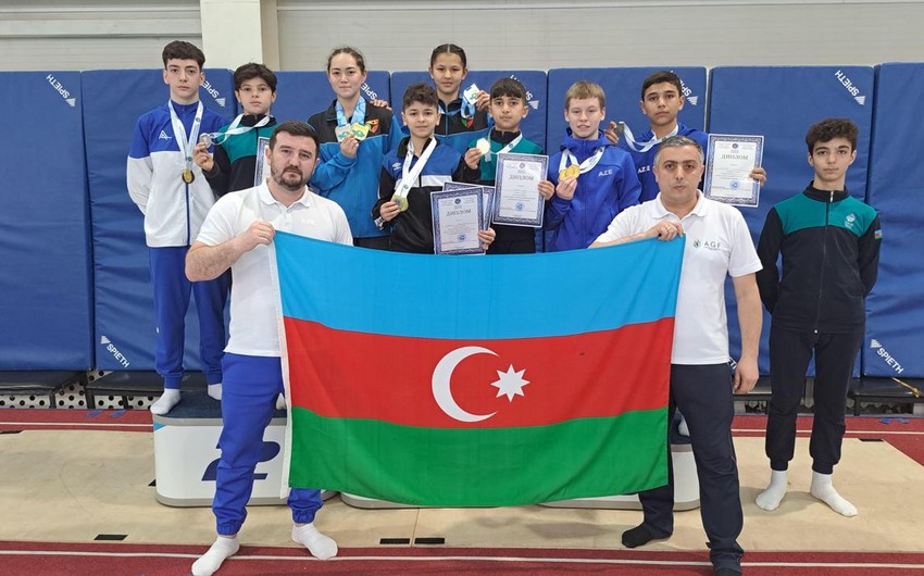 Azərbaycan gimnastları Qazaxıstanda keçirilən turnirdə 6 medal qazaтвж