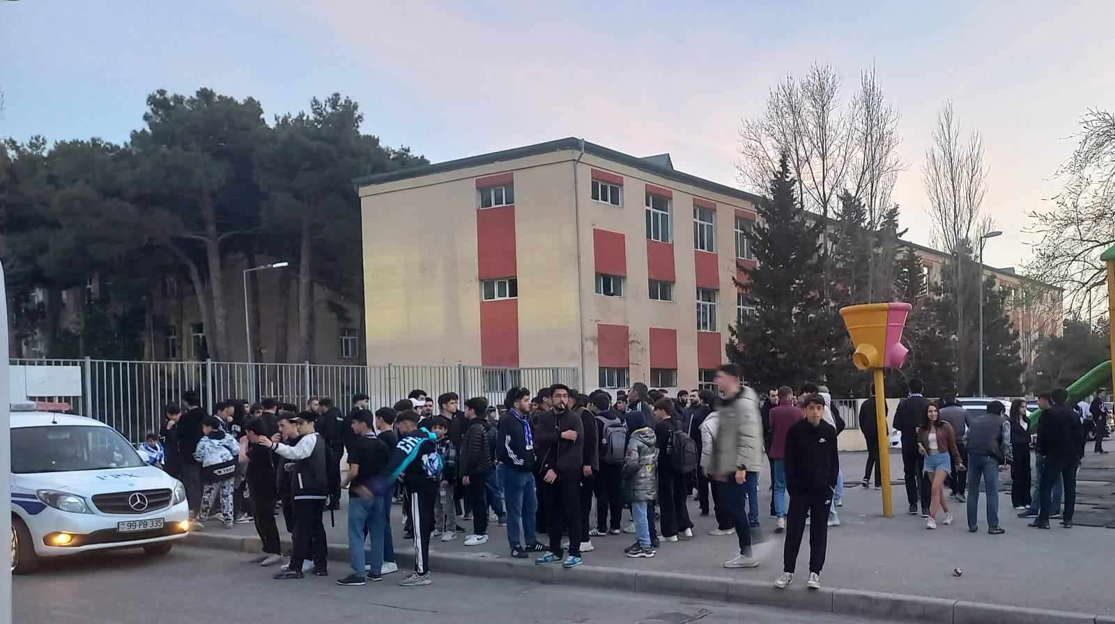 "Qarabağ" azarkeşləri "Neftçi Arena"ya bu yolla gəldi - VİDEO+FOTO