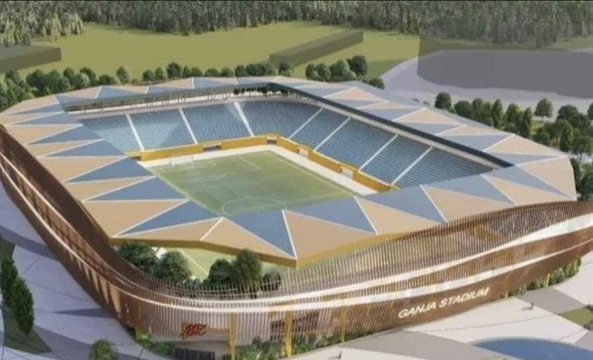 Prezidentin təməlini atdığı stadion görənləri heyran edəcək - FOTOLAR