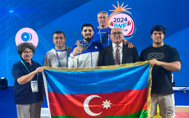 Azərbaycan yığması Dünya Kubokunda 3 gümüş medal qazandı - FOTOLAR
