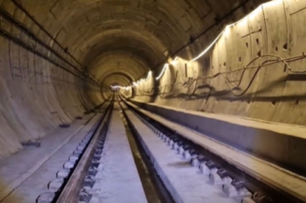 Bakıda tikintisi gedən yeni metro stansiyasından VİDEO GÖRÜNTÜLƏR 