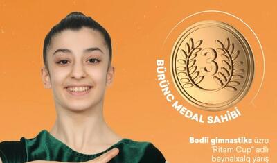 Azərbaycanın iki gimnastı Serbiyada beş medal qazandı -