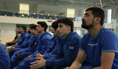 Serbiya Gimnastika Federasiyasının prezidenti Bakıda "ustad dərsi" keçdi -