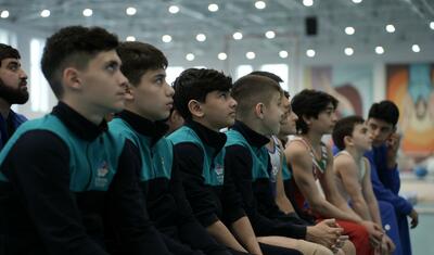Serbiya Gimnastika Federasiyasının prezidenti Bakıda "ustad dərsi" keçdi -