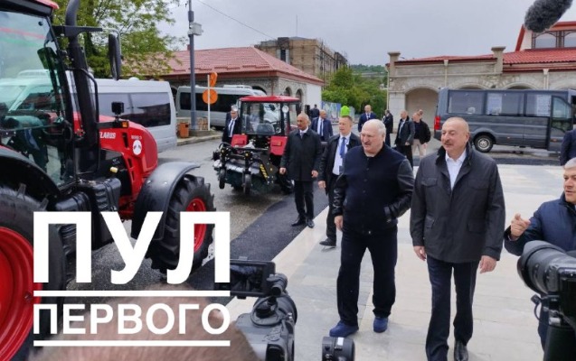 Şuşada traktor hədiyyəsi - FOTOLAR