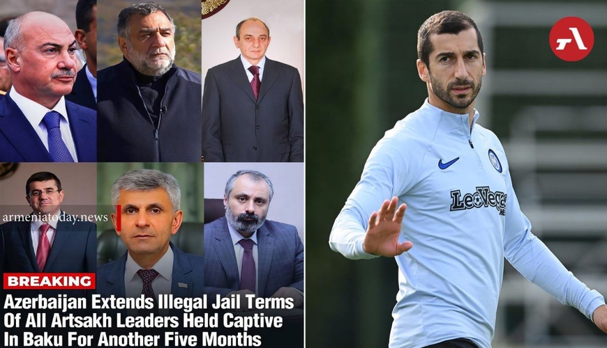 Erməni futbolçu Bakıda həbsdə olan separatçılarla bağlı paylaşım etdi - FOTO
