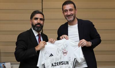 AFFA prezidenti "Qarabağ"ın qonağı oldu -