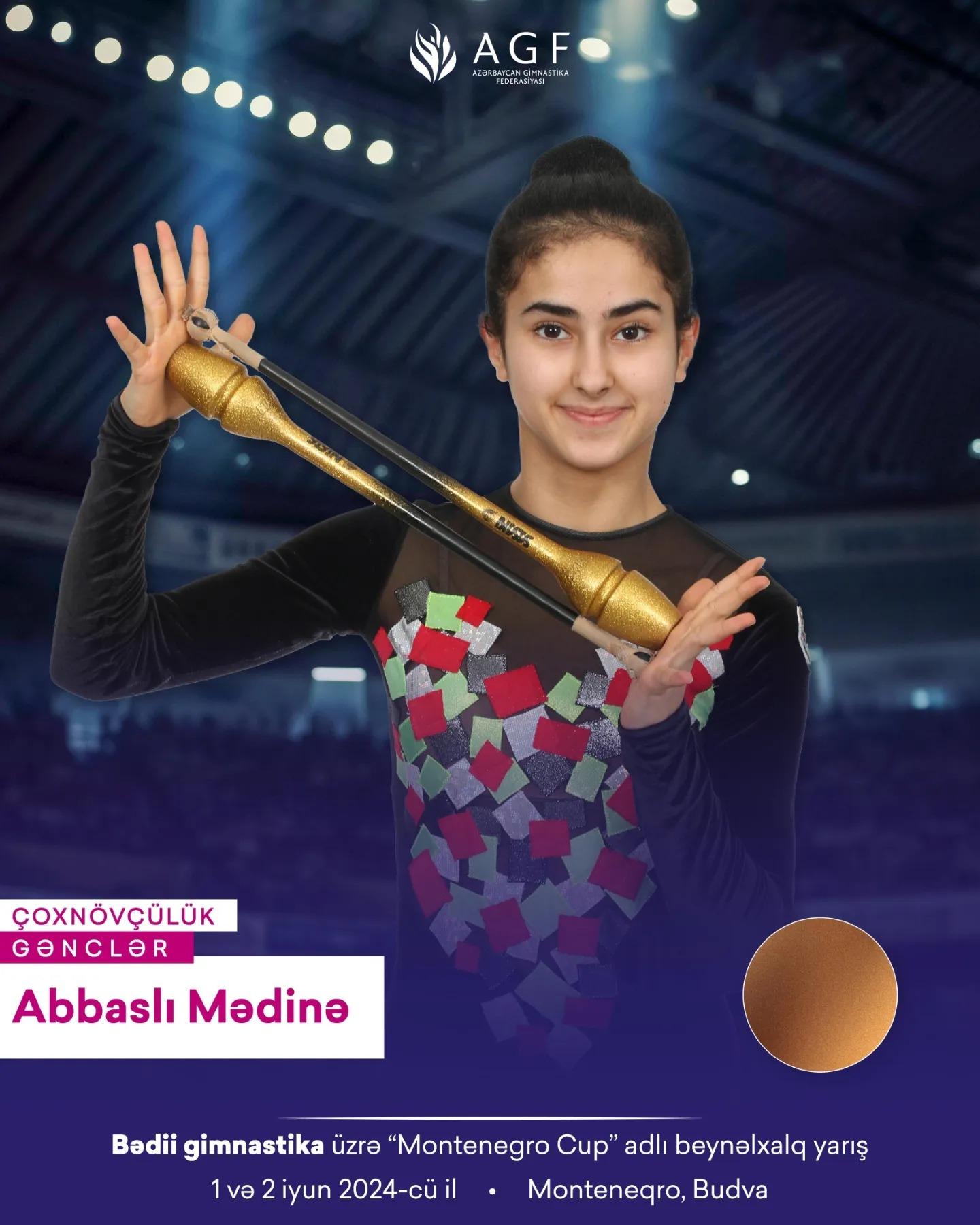 Azərbaycan gimnastları “Montenegro Cup”da 7 yeddi qızıl medal qazandı - FOTOLAR