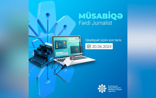 MEDİA jurnalistlər üçün yeni müsabiqə elan etdi