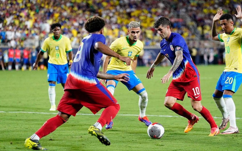 Braziliya Amerika Kubokuna 1:1-lə gedir - VİDEO